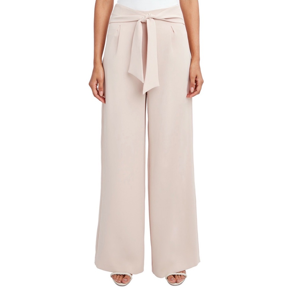BCBGMaxAzria Women's Tie-Waste Pants in Light Pink